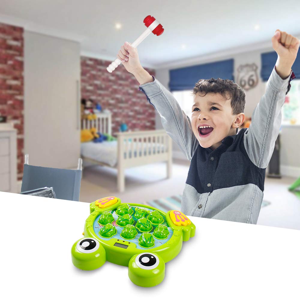 YEEBAY Whack A Frog parent-child play promotes shared focus.