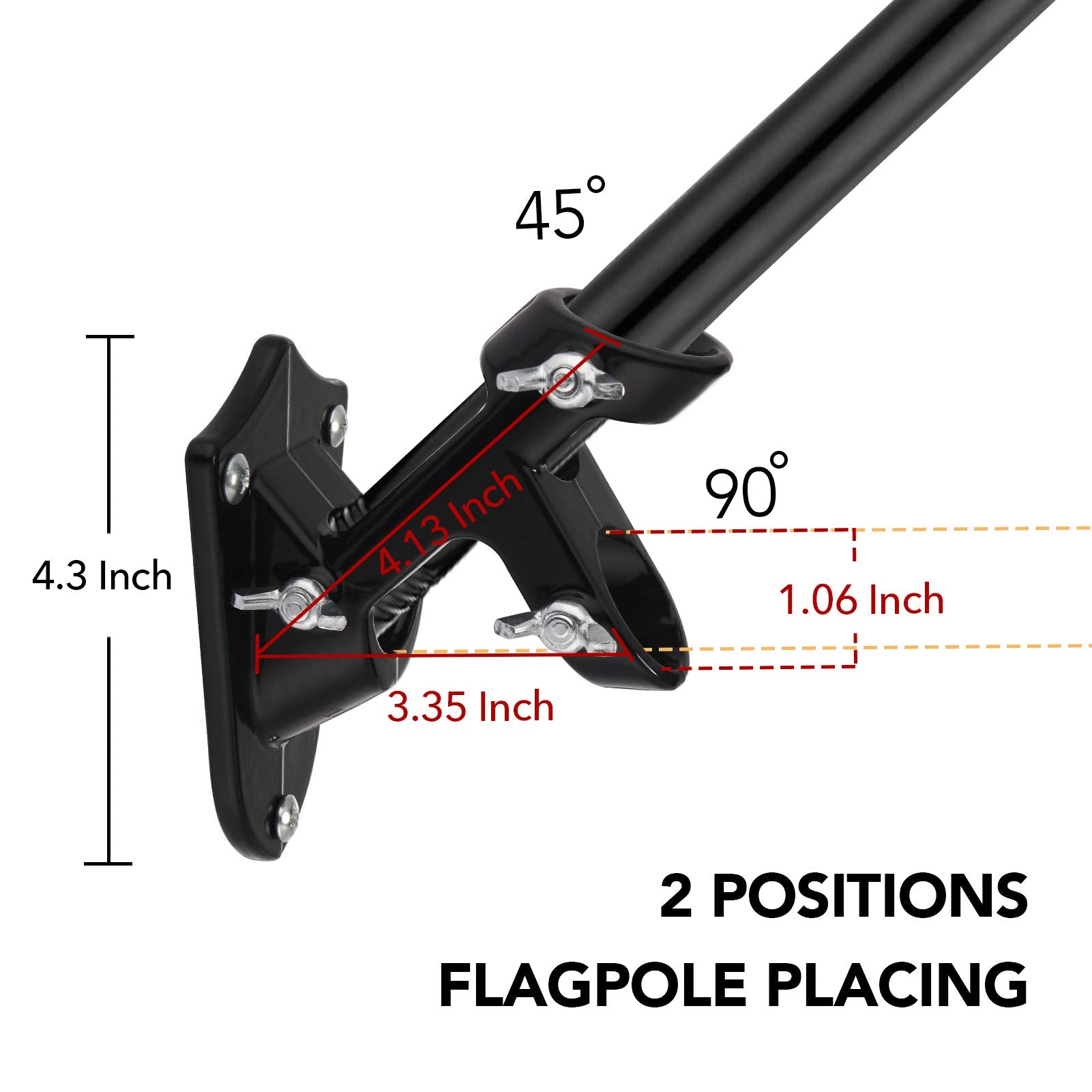 Yeesun rotation rings prevent tangling for smooth flag unfurling