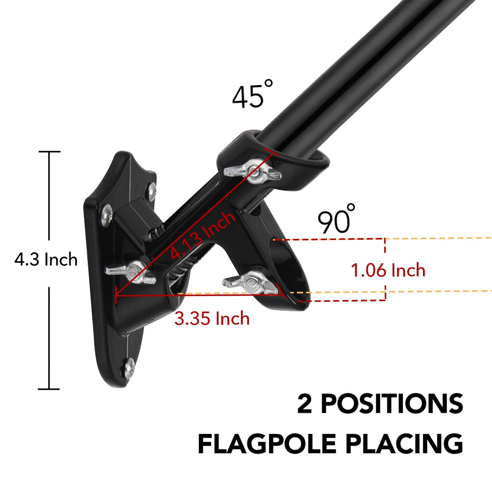 Yeesun rotation rings prevent tangling for smooth flag unfurling