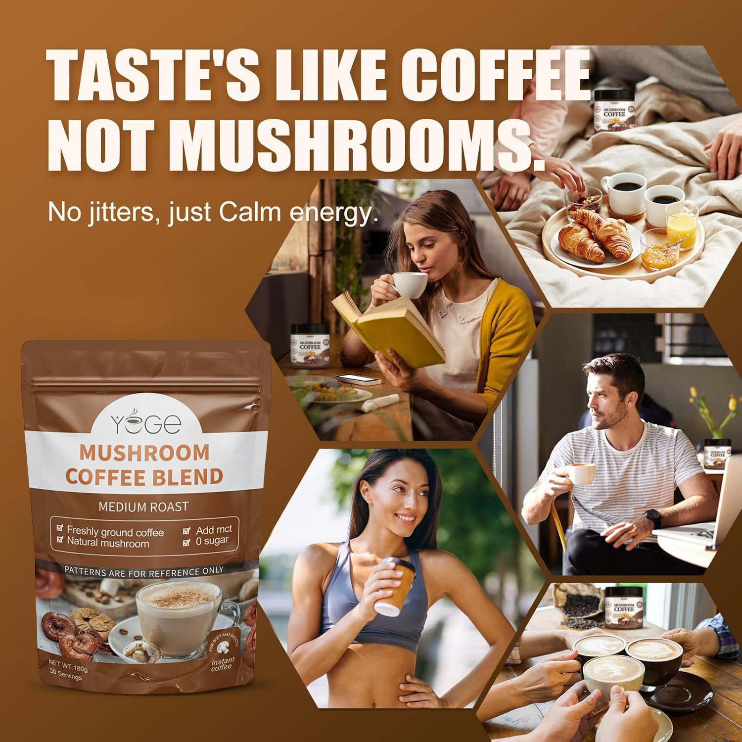YEGE Mushroom Coffee fits into a healthy daily routine.