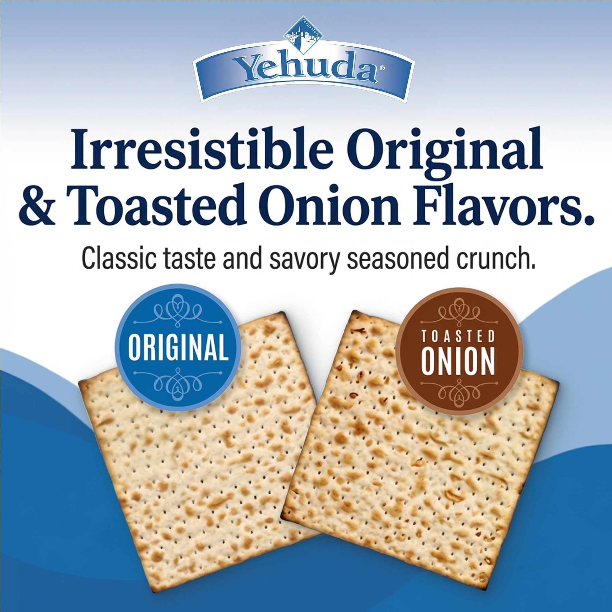 Dippable Yehuda gluten-free matzo slices ideal with dips and spreads