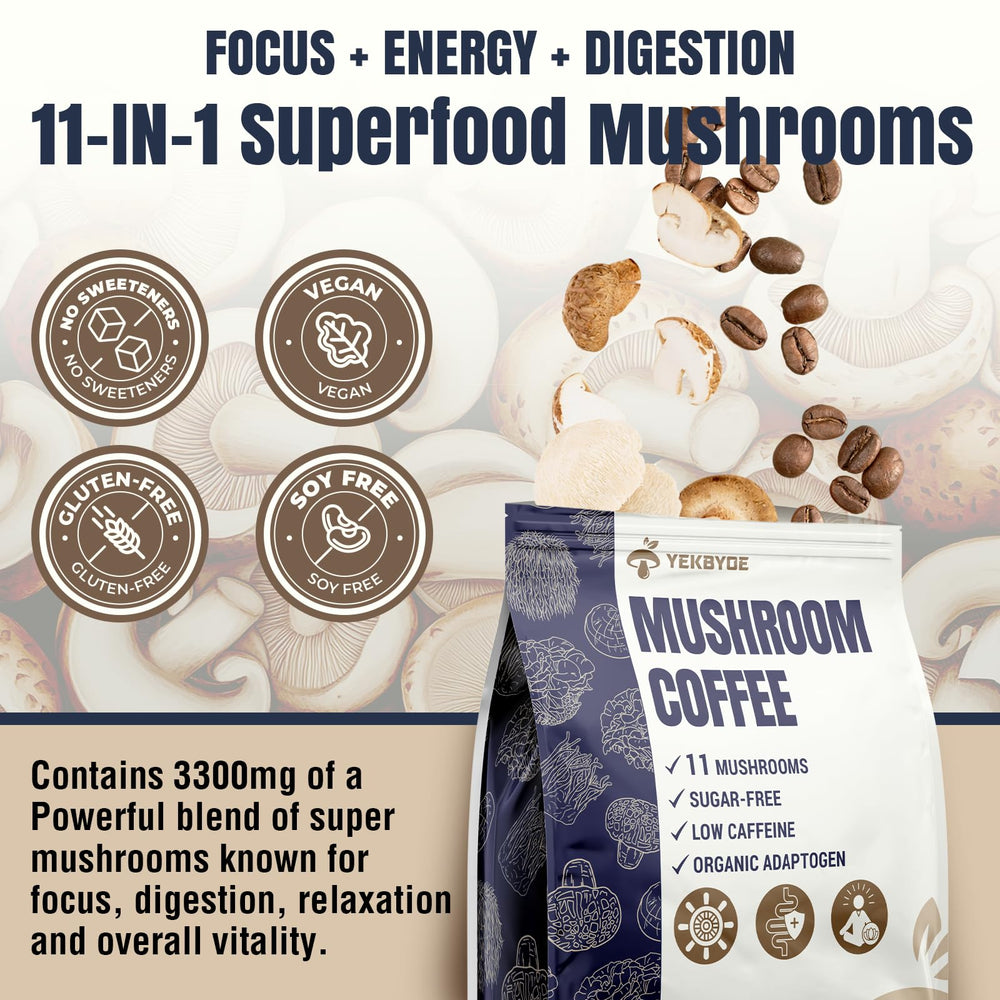 Vegan-friendly and gluten-free YEKBYOE coffee suitable for diverse diets