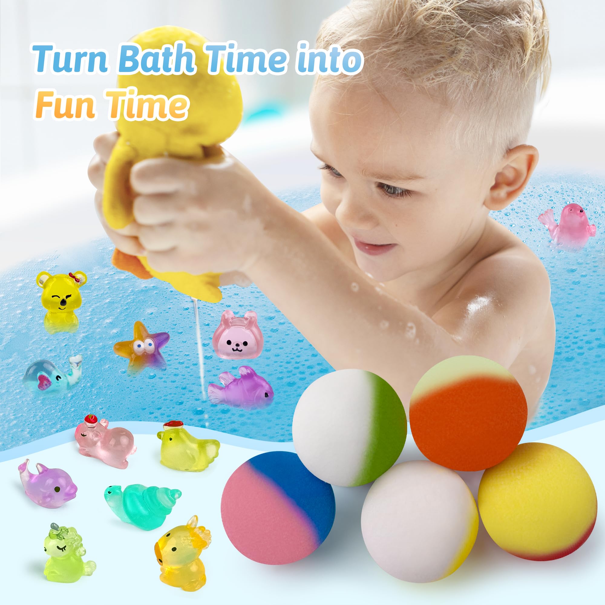 Yekery bath bombs offer ten scents and twenty colors for varied sensory play.