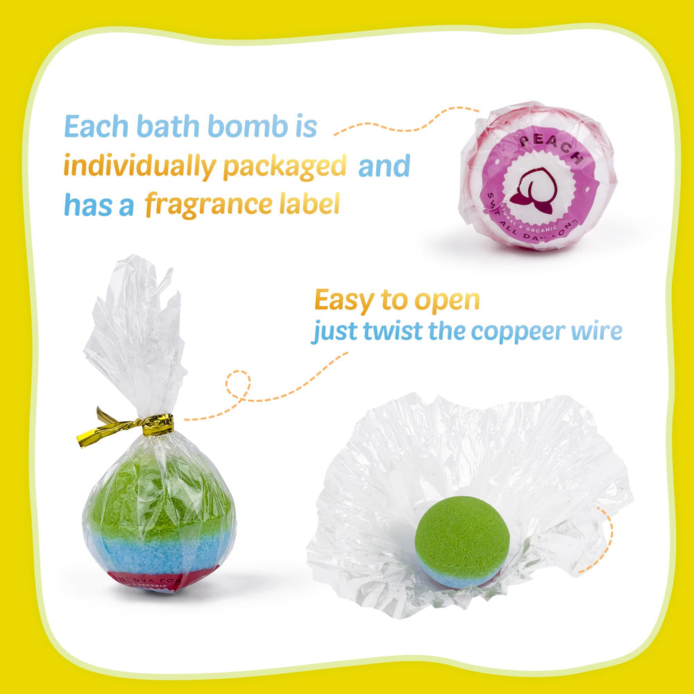 Yekery easy to use: drop in warm water and fizz to fun.