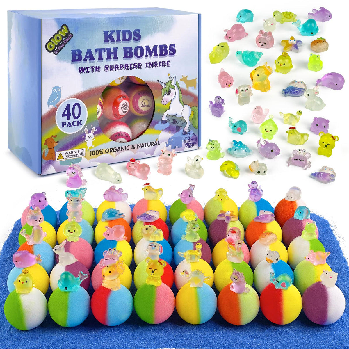 Yekery kids bath bombs reveal a dino toy inside for exciting bath time surprises.