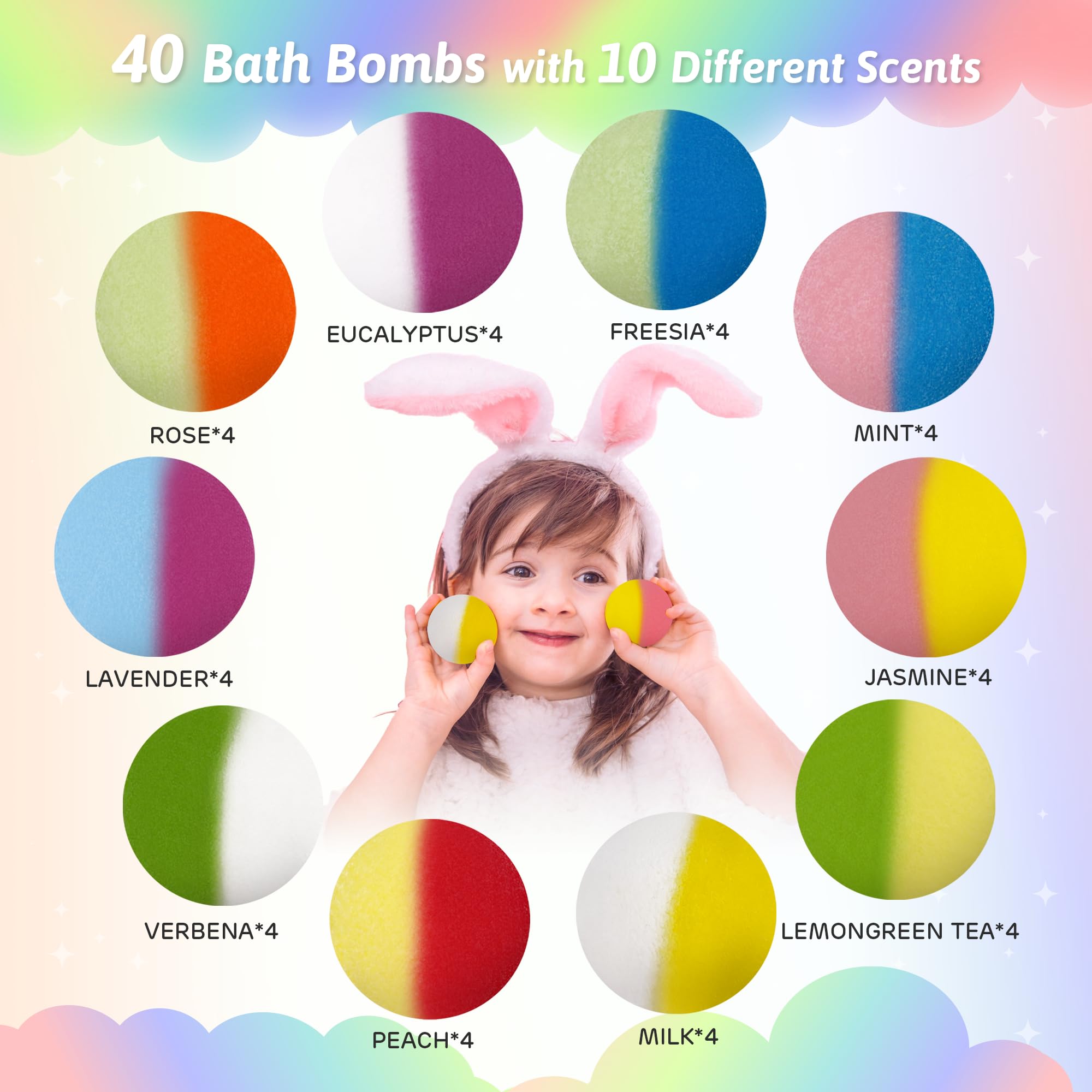 Yekery kids bath bombs hide a marine creature toy inside for sensory discovery.