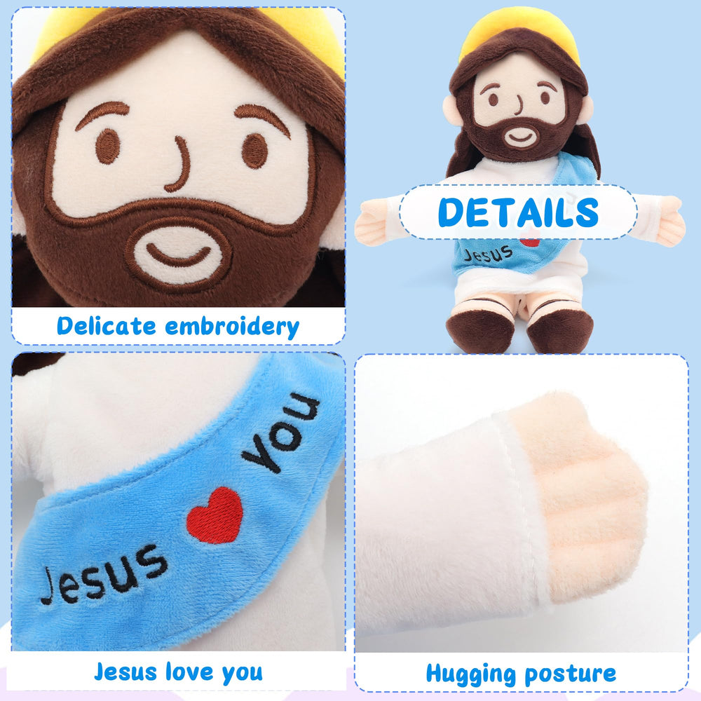 Yelakey Jesus Plush suitable as a baby's first stuffed animal