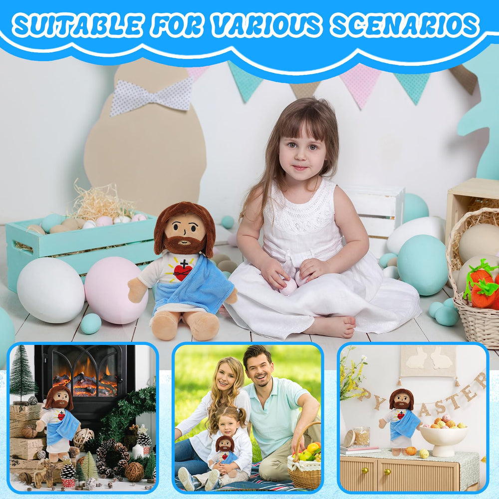 Yelakey Jesus plush gift for baptisms and baby milestones.