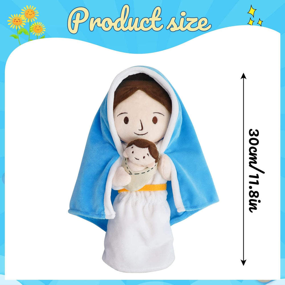 Yelakey Jesus plush bedtime companion offers a soft hug at night.