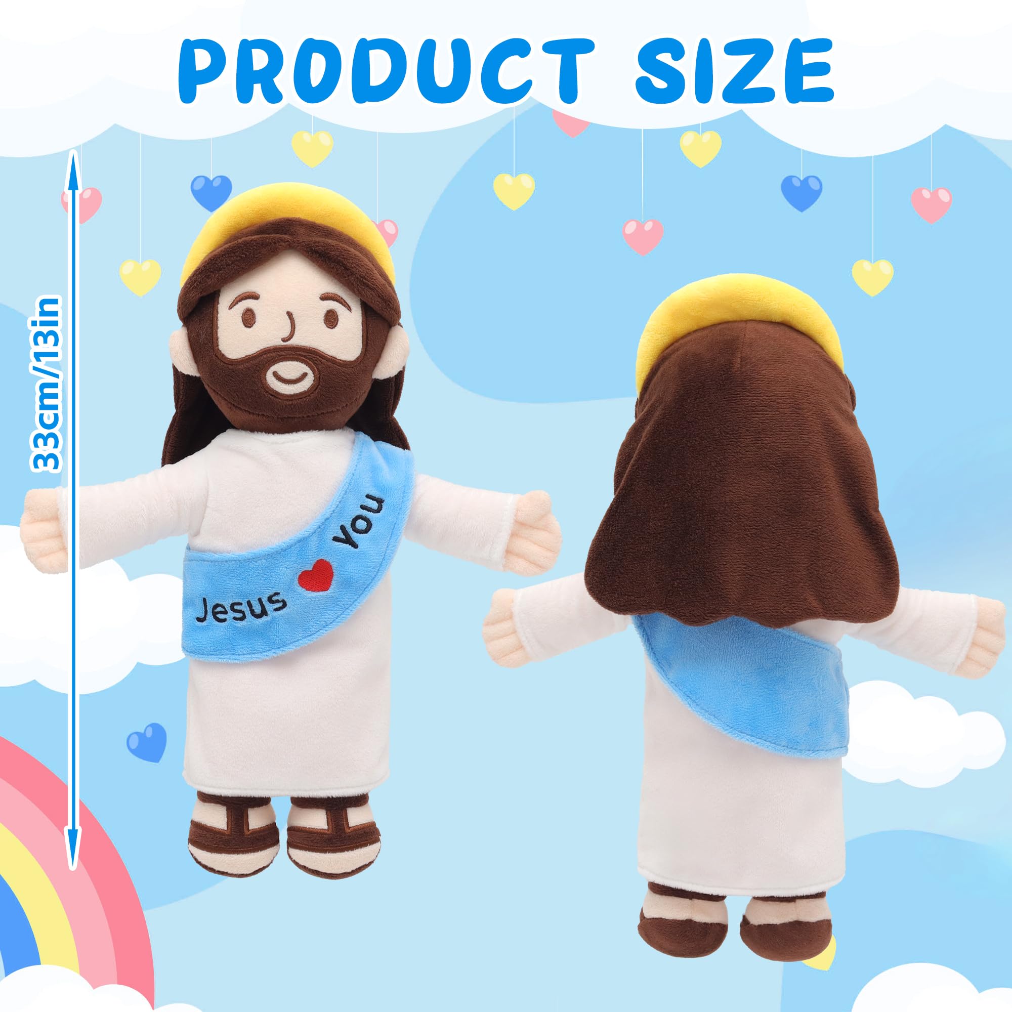 Yelakey Jesus Plush as a guardian or baptism gift
