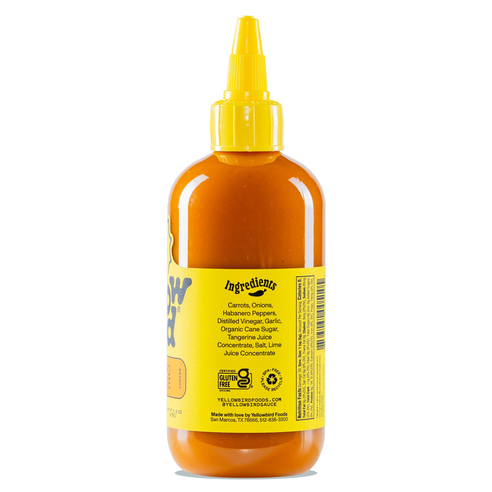 Yellowbird ingredients close-up highlights fresh produce that backs a brighter, more flavorful sauce.