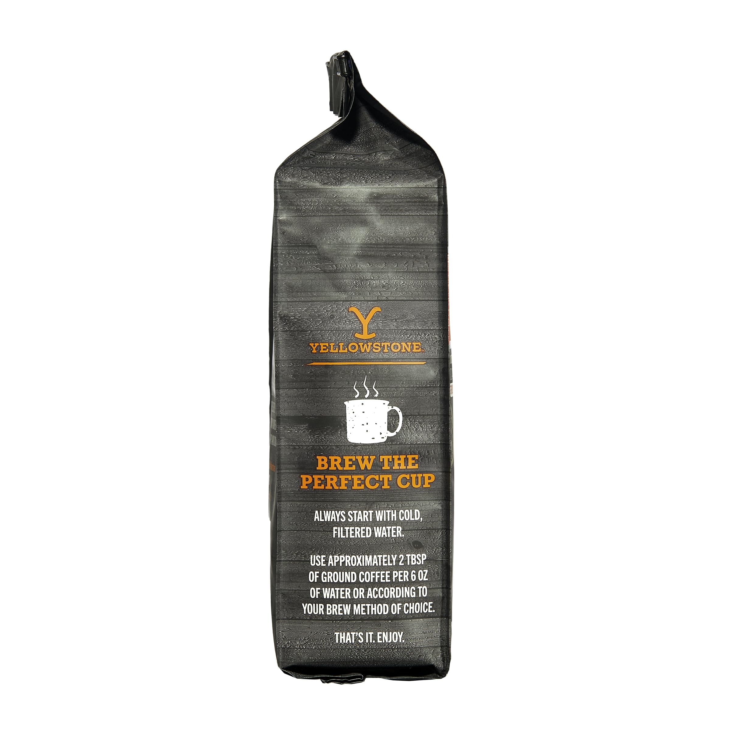Yellowstone Maple Bourbon beans close-up, highlighting quality roast and aroma.