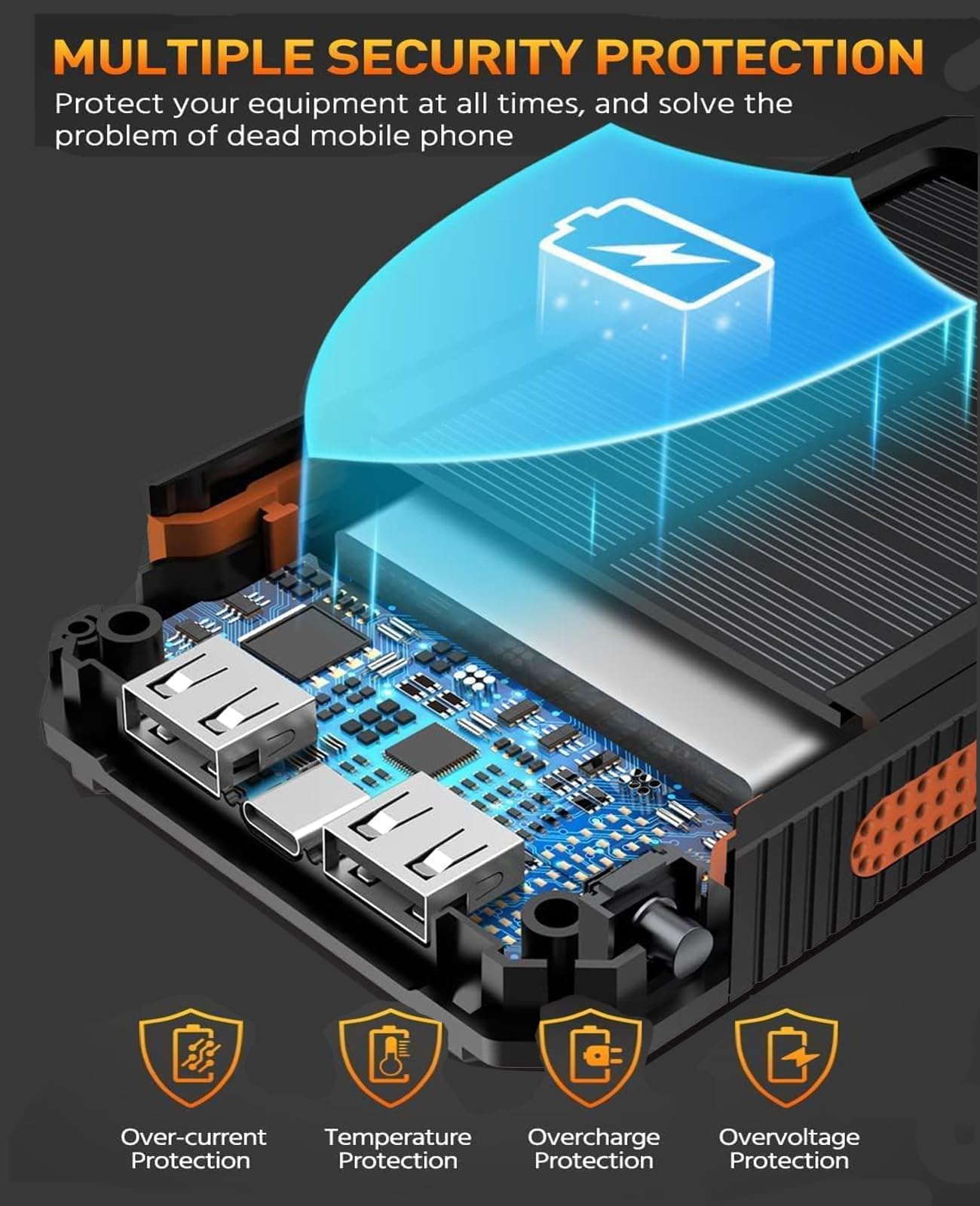 PD 22.5W fast charging demonstration on the YELOMIN portable charger.