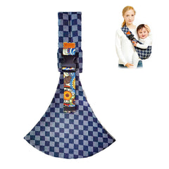 Yemyig Baby Sling Carrier front view for hands-free, secure baby wearing.
