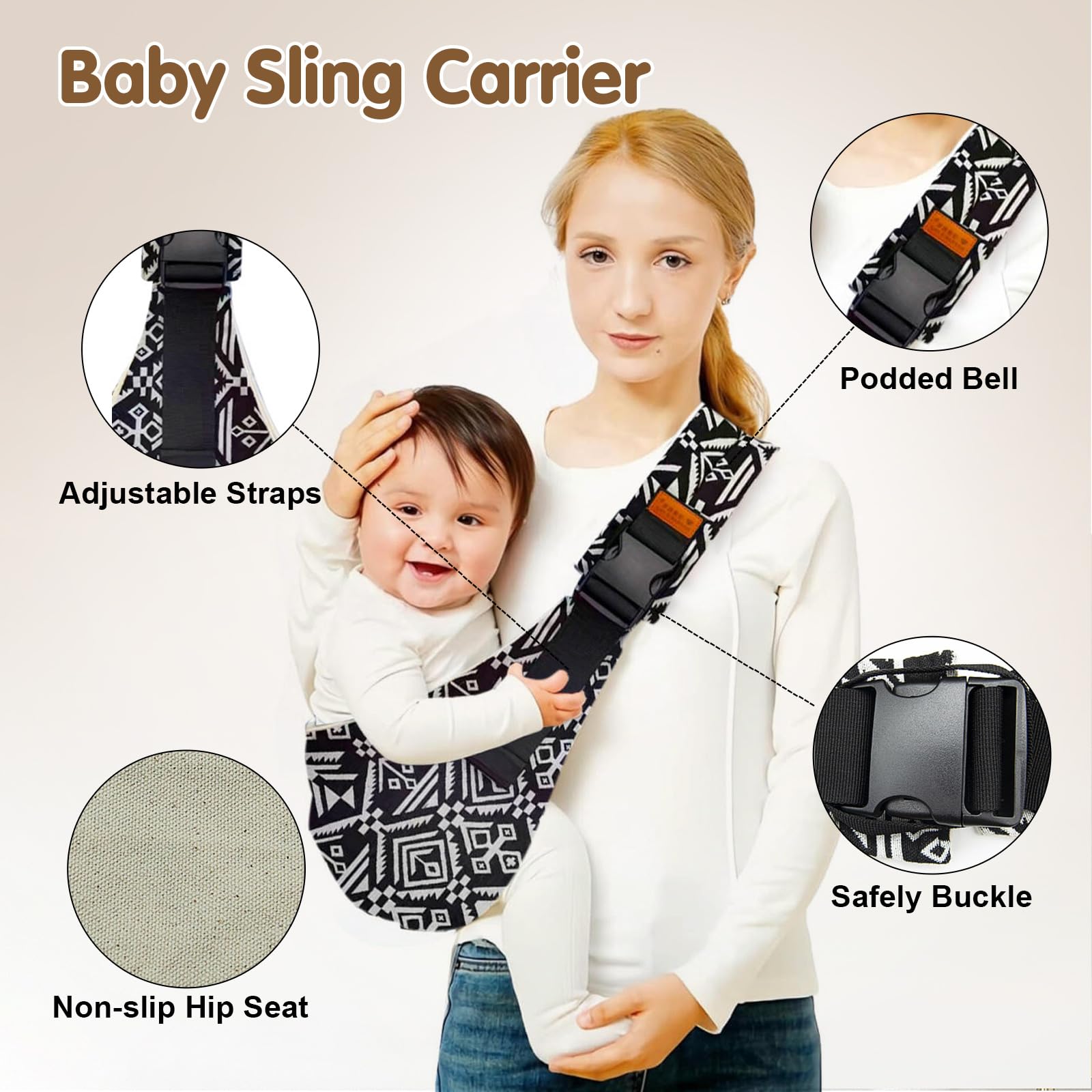 Yemyig carrier folds ultra-compact for travel and errands.