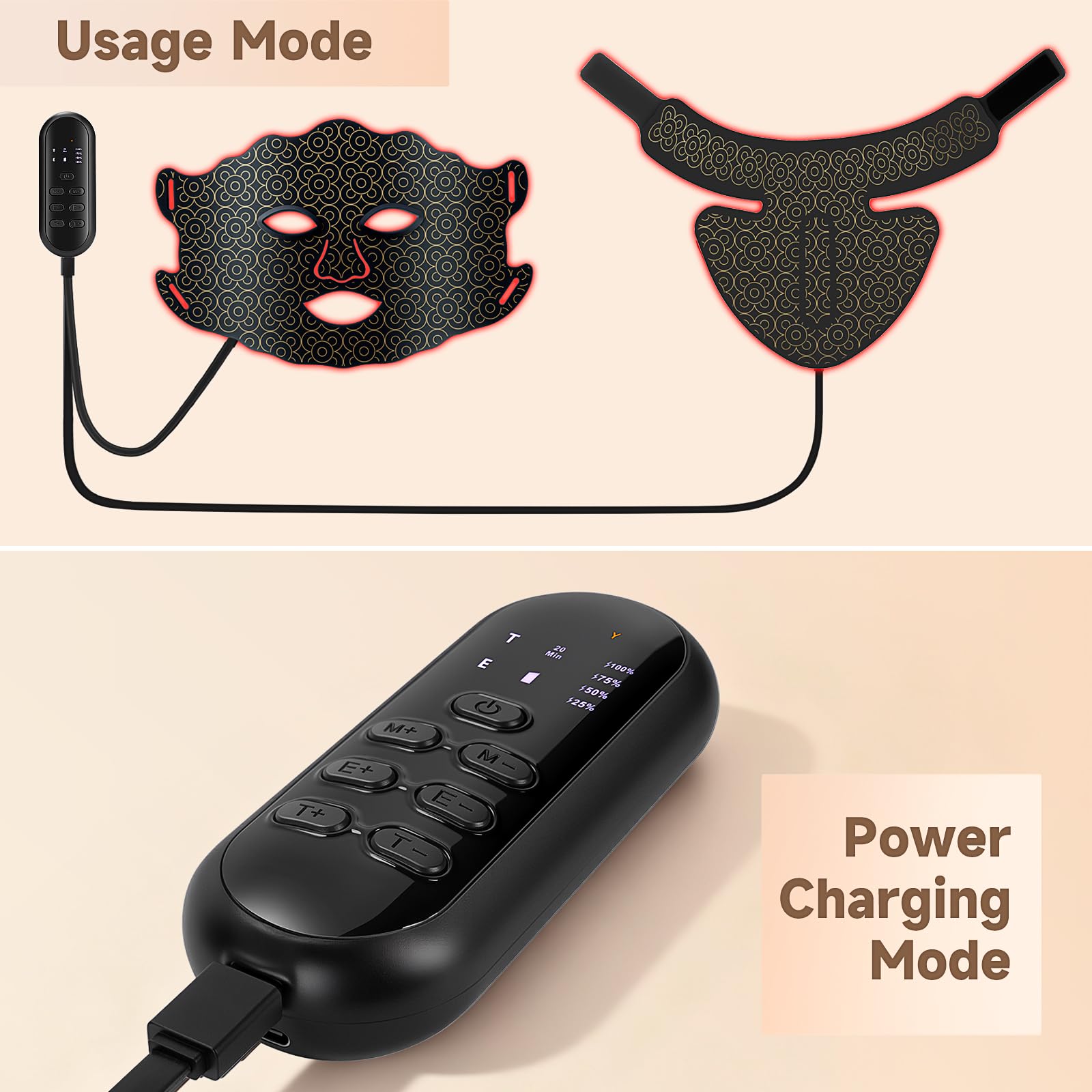 Yenjuty brightness adjustment dial enabling personalized sessions