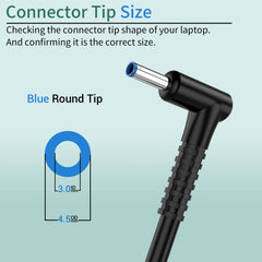 Yenyoh ProBook blue-tip charger for versatile HP laptops, reliable daily use