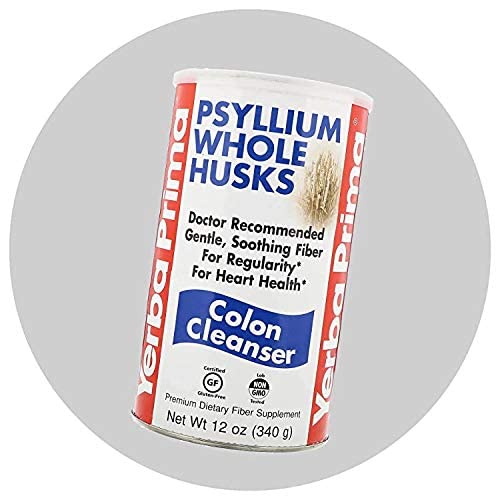 Yerba Prima psyllium pack-of-two display on shelf