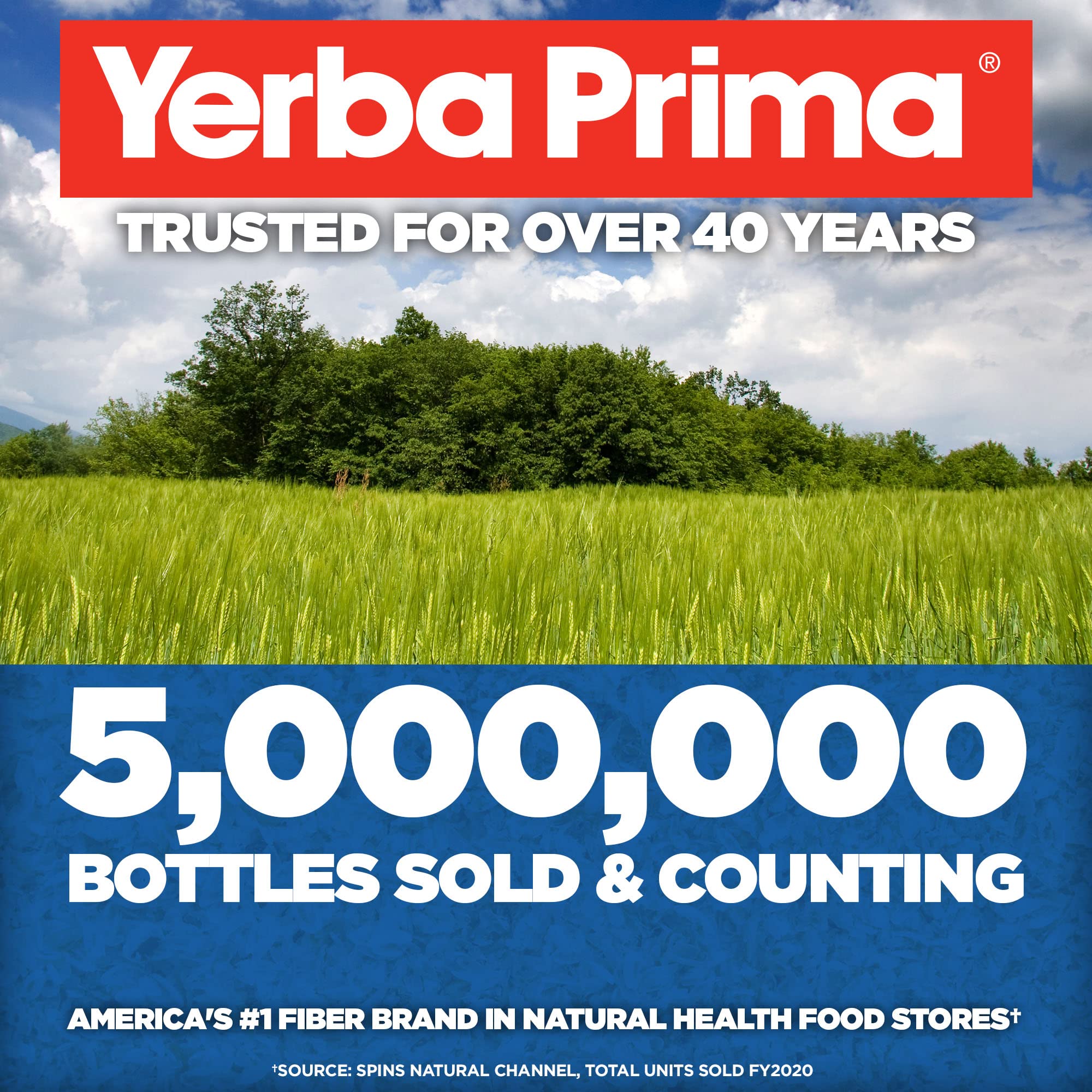 Yerba Prima psyllium two jars pack on shelf