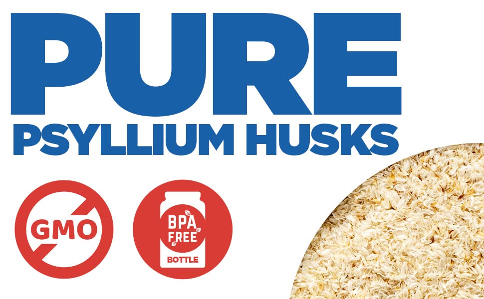 Yerba Prima psyllium packaging showing vegan and gluten-free symbols