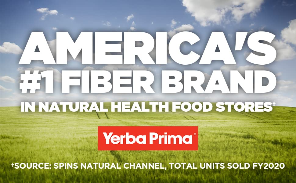 Non-GMO soy fiber inclusion in Yerba Prima caps for broad fiber mix.