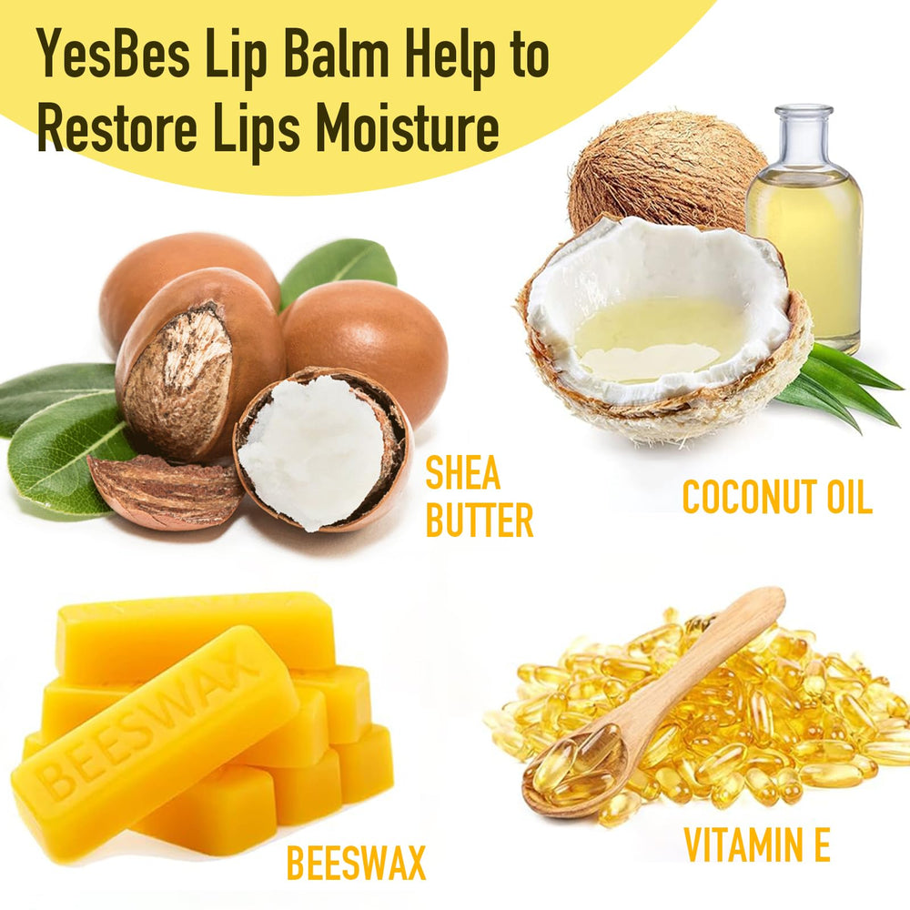 YesBes mint flavor lip balm delivers cooling moisture and a fresh feel.