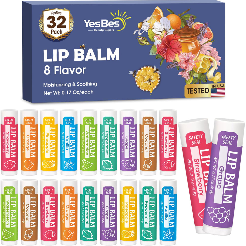 YesBes lip balm vanilla tube for smooth hydration on dry lips