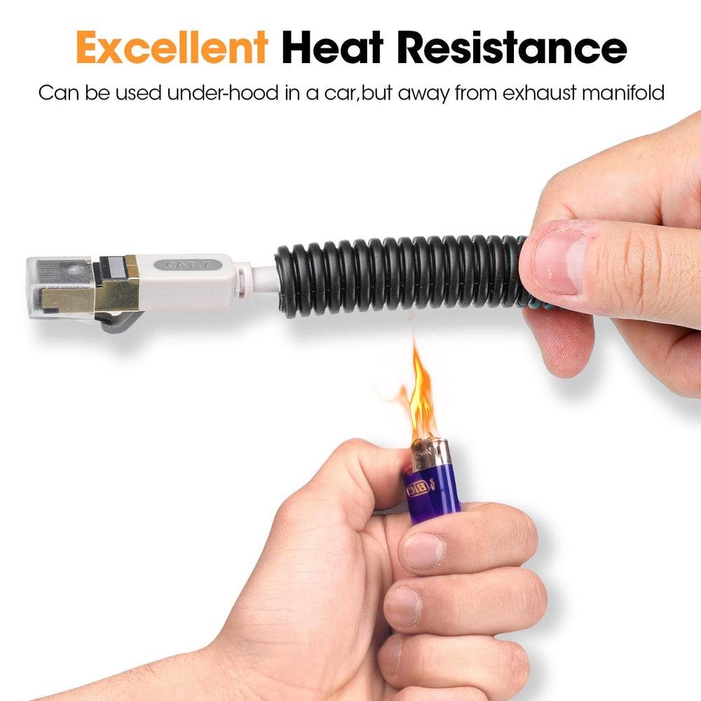 YesBes split loom design enables quick wire insertion without disassembly.