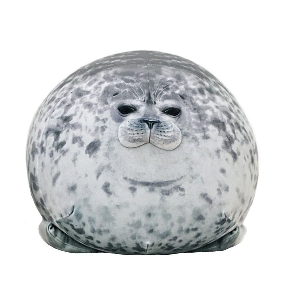 YESGIRL seal plush 23.7-inch full view offering cozy cuddle comfort.