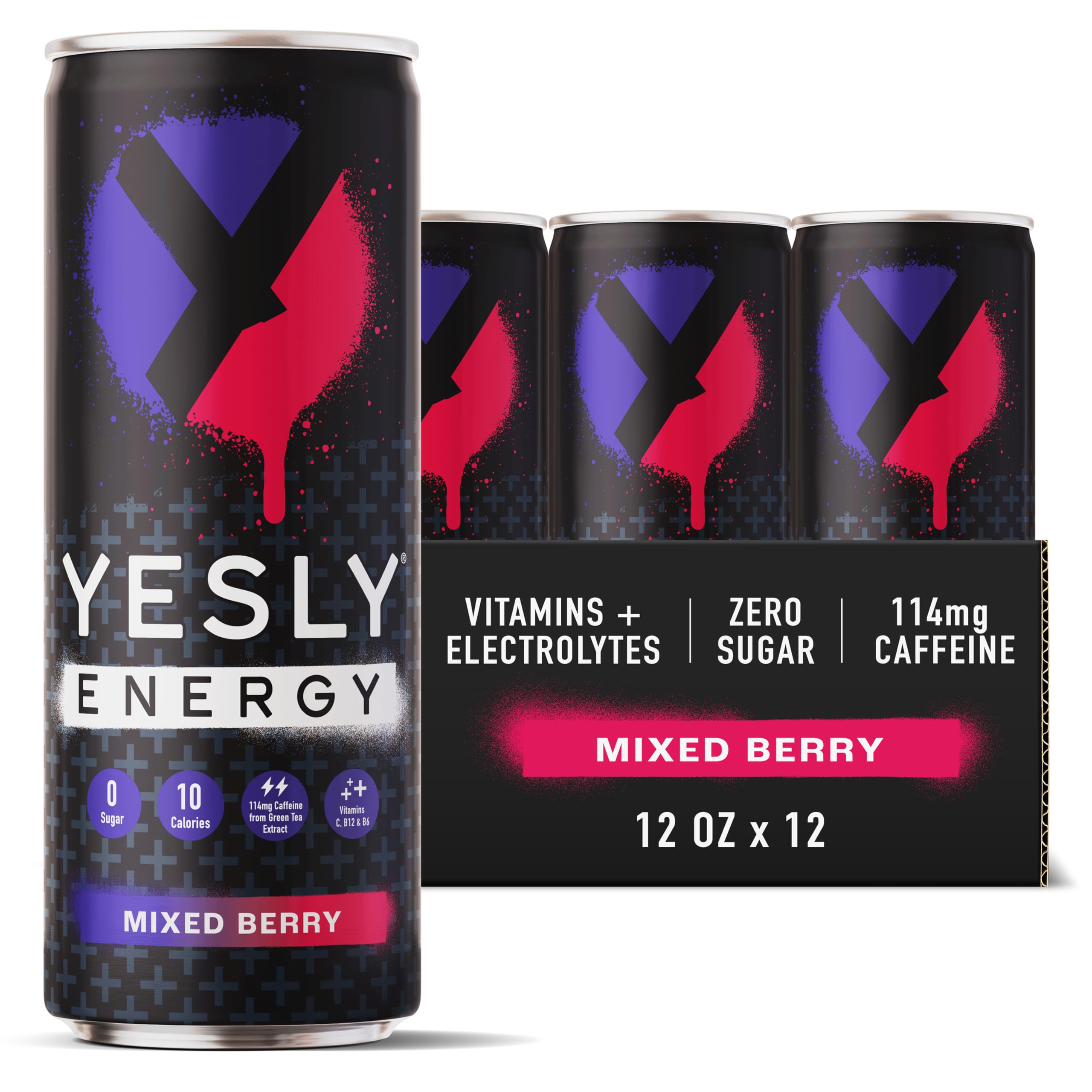 Yesly Energy mixed-berry can provides a refreshing energy boost.