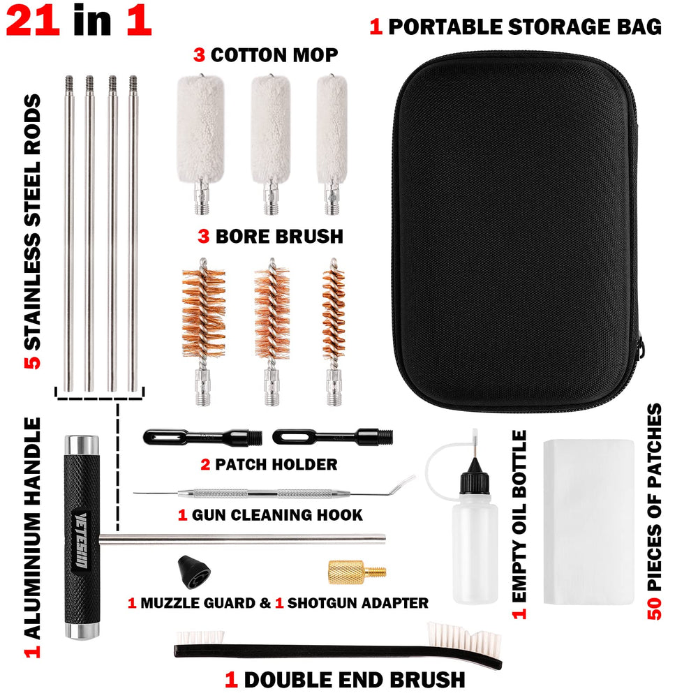 YETESON bronze brush and brass adapter for deep cleaning