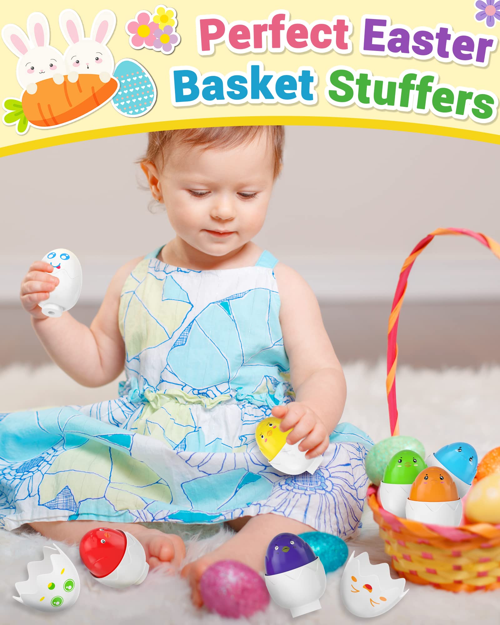 Yetonamr Easter gift basket stuffer perfect for toddlers