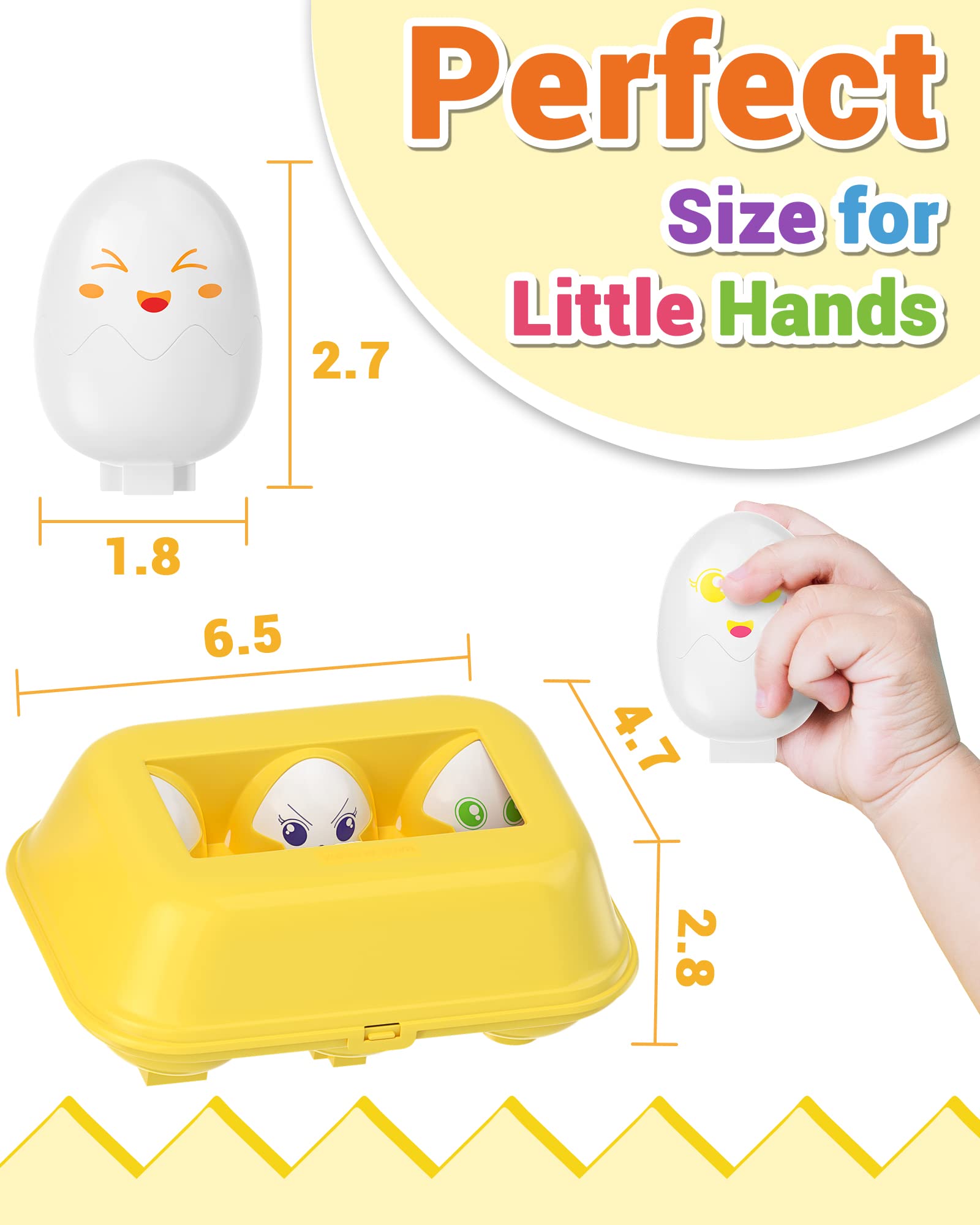 Yetonamr Montessori-inspired learning through play with eggs and bases