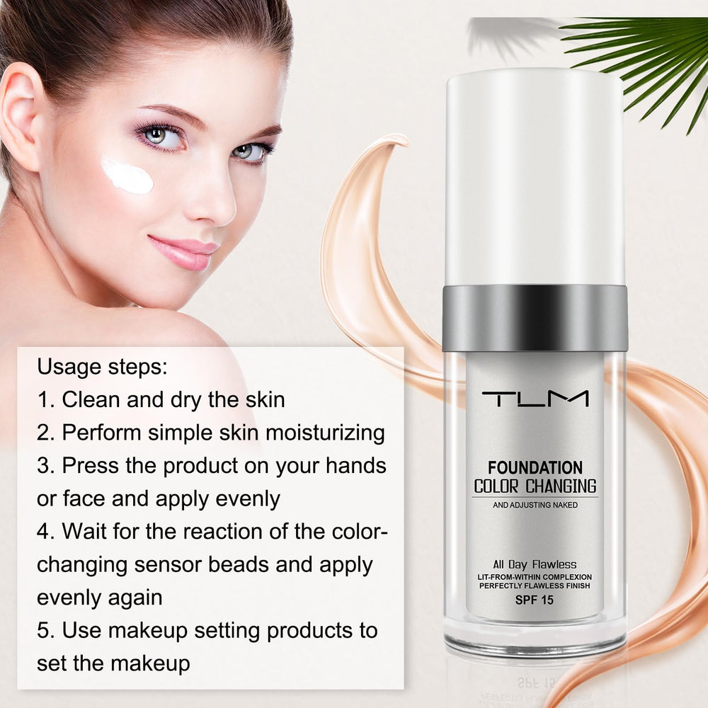 YEUGSCKA self-adjusting shade matches your skin tone beautifully.
