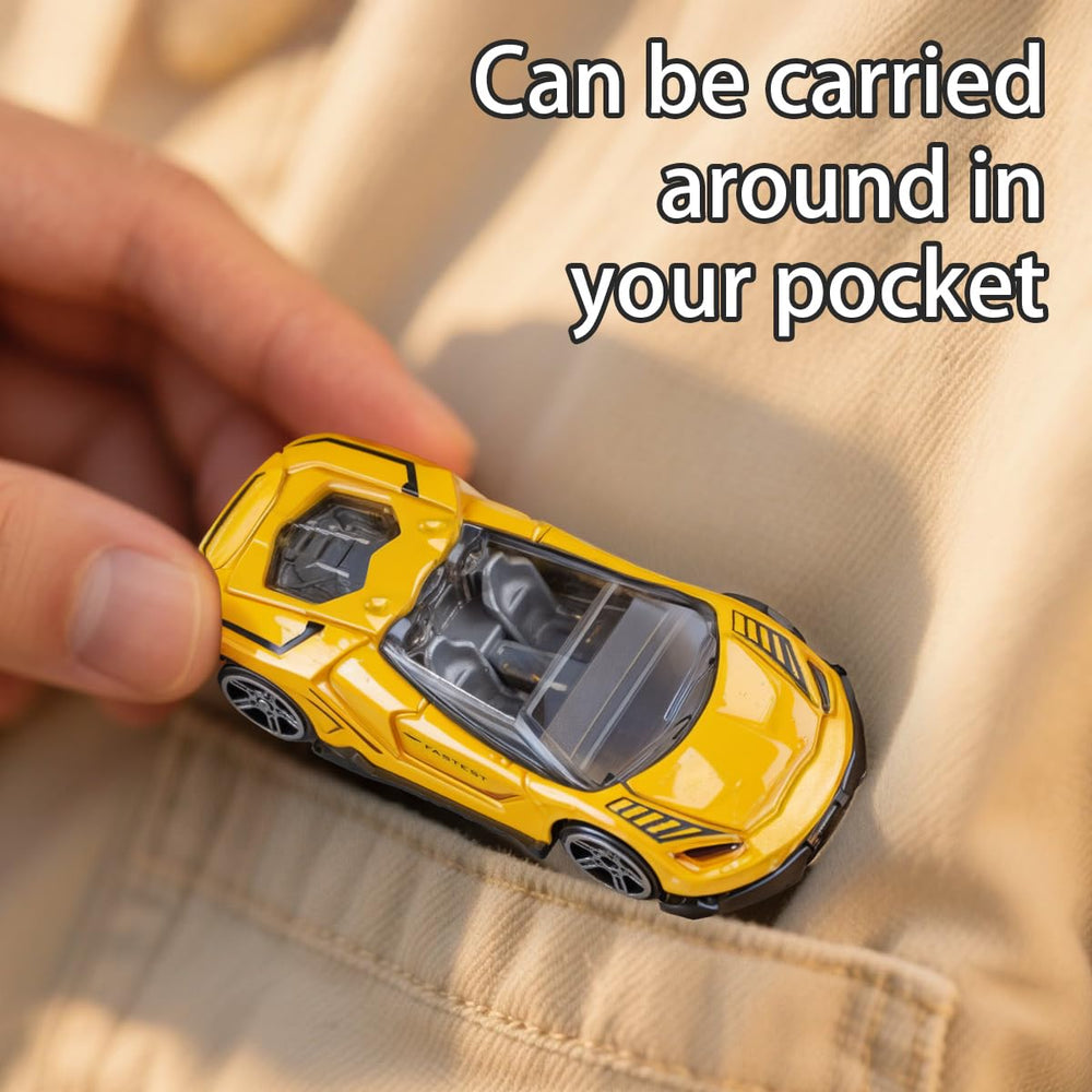 Yewkou 1:64 scale classic car highlights detailed metal body.