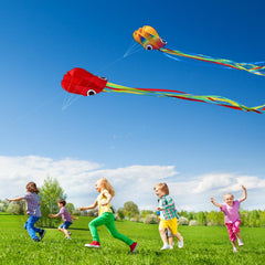 YFAFENGS octopus kite requires no assembly, quick start