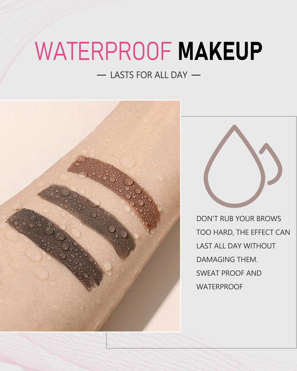 YFulfill grey eyebrow pencil spoolie-blend for seamless, natural finish
