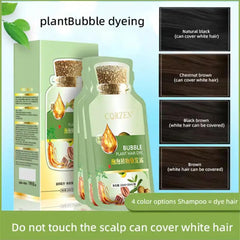 YG LianKai bubble dye foam demonstrates rich lather for even color