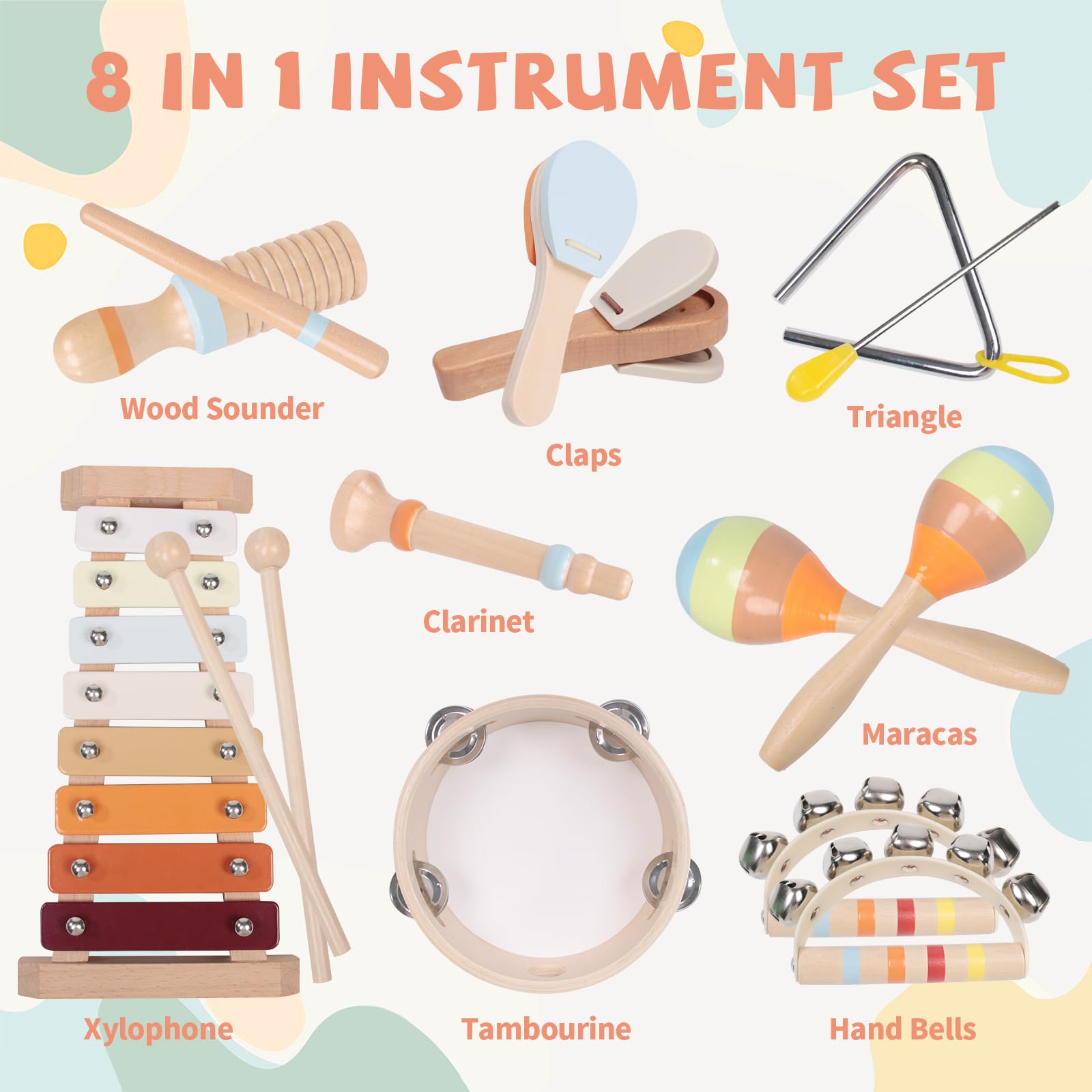 YHHYTOY clarinet toy introduces wind-instrument play and focus.
