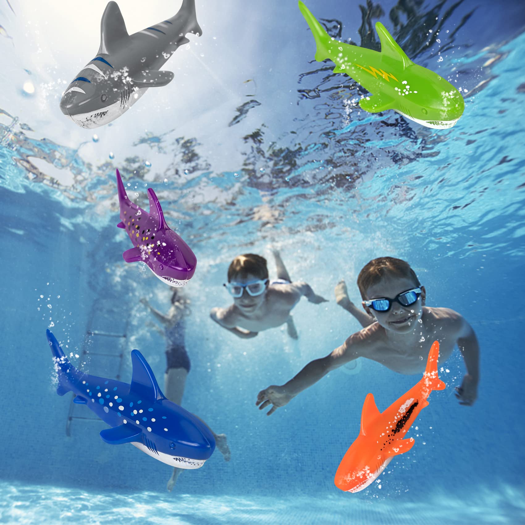 YHmall family pool play toy set for group diving games