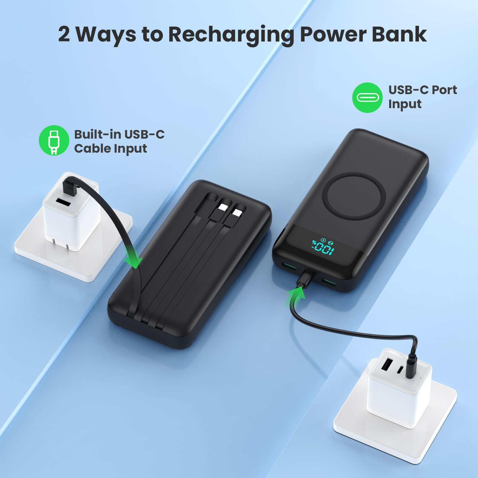 YHO wireless charging area in use for cable-free charging