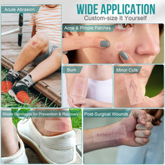 YHOVID hydrocolloid roll waterproof shield supports showering and daily activities