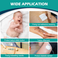 YHOVID hypoallergenic latex-free film dressing for gentle skin fixation