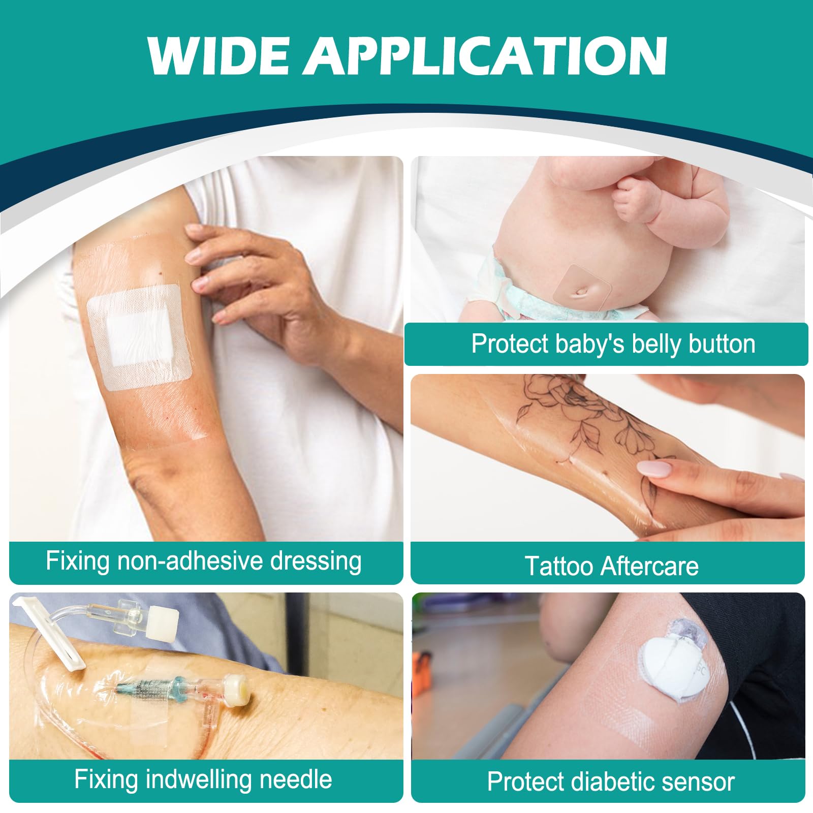 YHOVID post-surgical dressing provides protection and gentle fixation for sensitive areas.