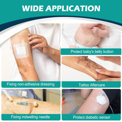 YHOVID post-surgical dressing provides protection and gentle fixation for sensitive areas.