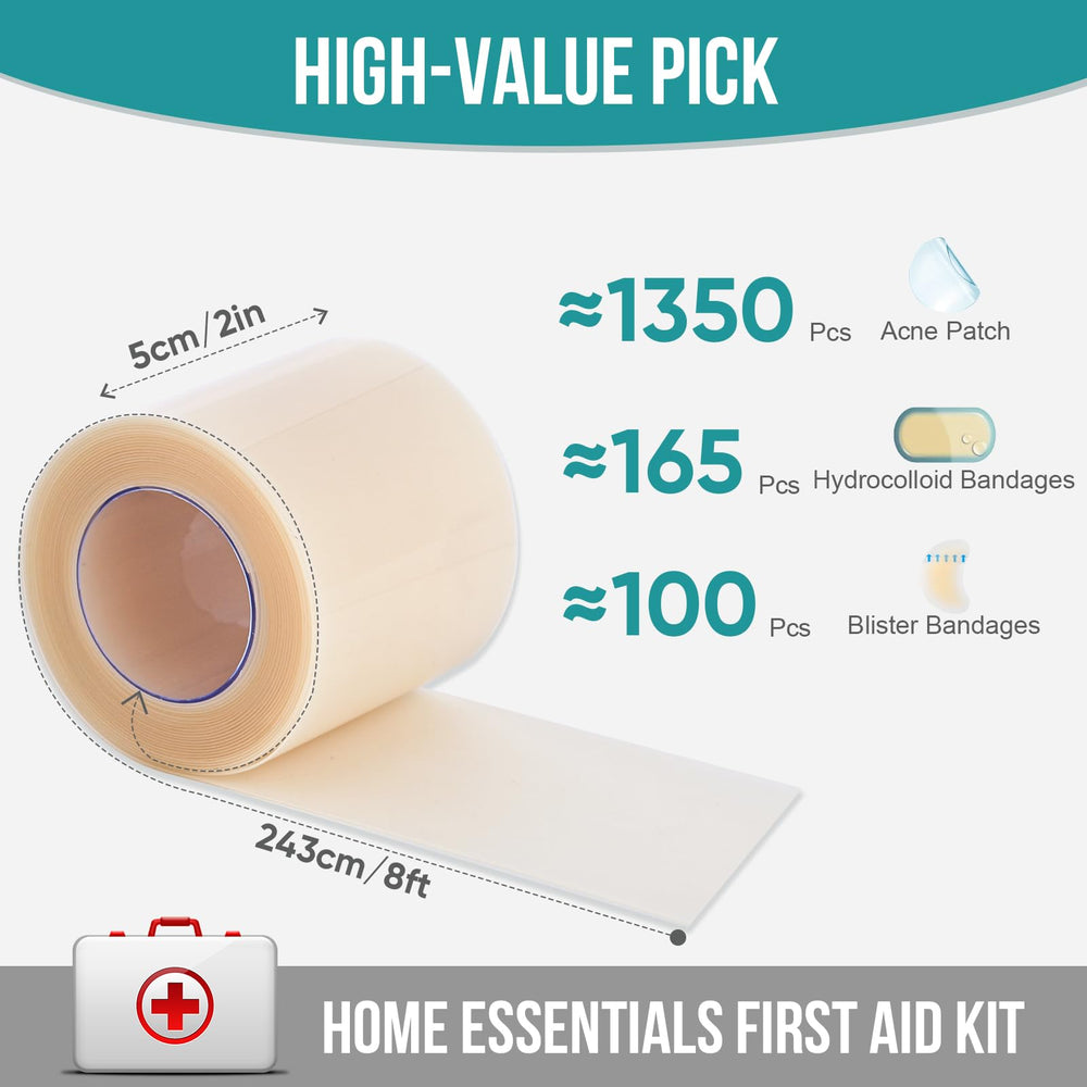 YHOVID self-adhesive waterproof bandage protecting a wound during shower
