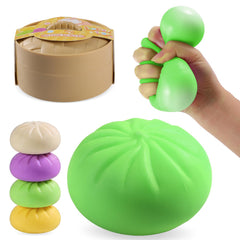 YHYAQYHYAX squishy dumpling close-up shows ultra-soft texture for sensory play.