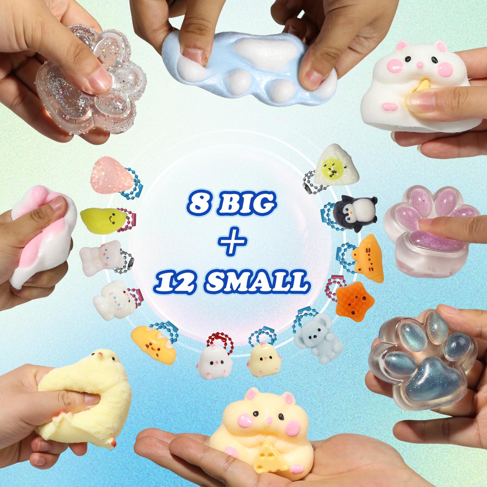 Yidayes Taba Squishy Pack includes a reusable storage box
