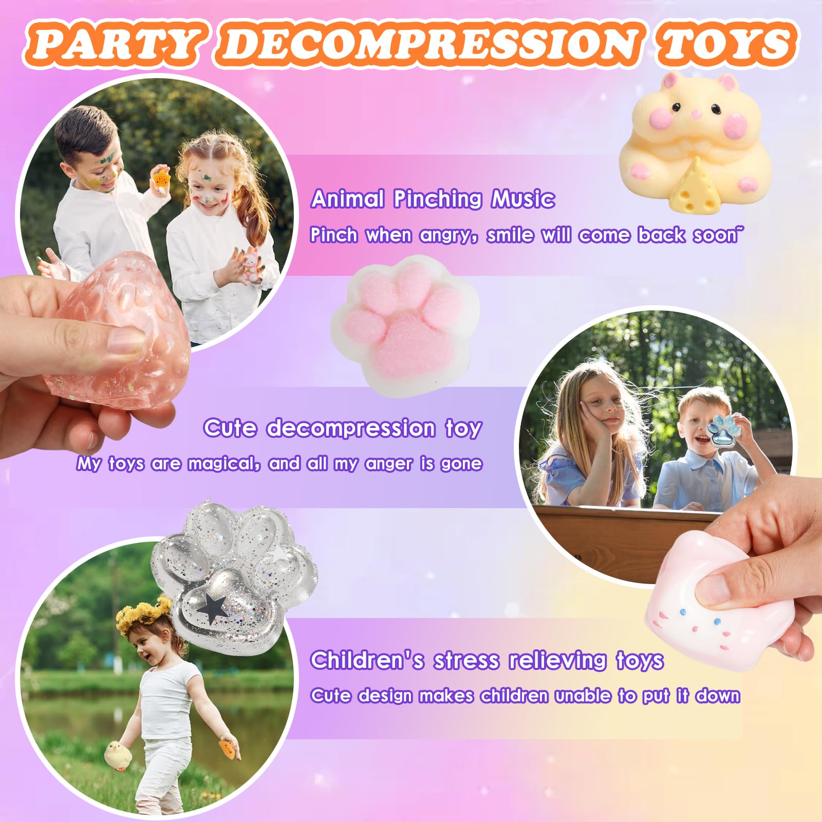 Yidayes Taba squishy pack durable squeezables that return to shape