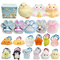 Yidayes Taba Squishy Pack with assorted shapes for tactile play and focus